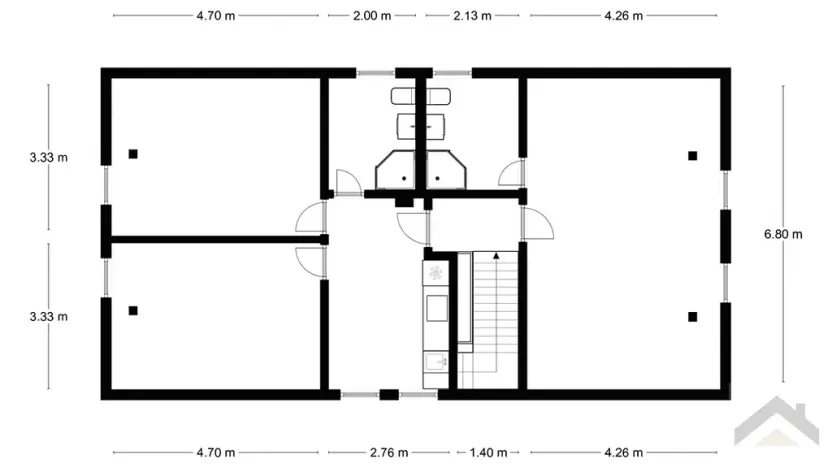 Prodej rodinného domu, Deštné v Orlických horách, 193 m2