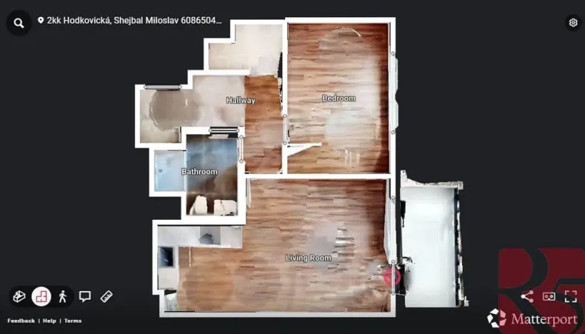 Pronájem bytu 2+kk, Praha - Kamýk, Hodkovická, 56 m2