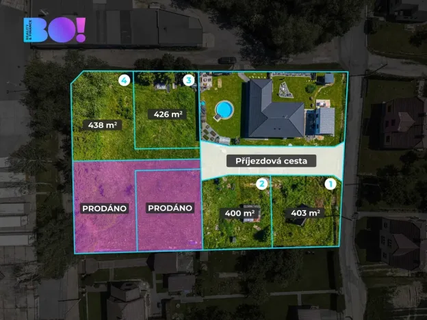 Prodej pozemku pro bydlení, Petrovice u Karviné, 403 m2