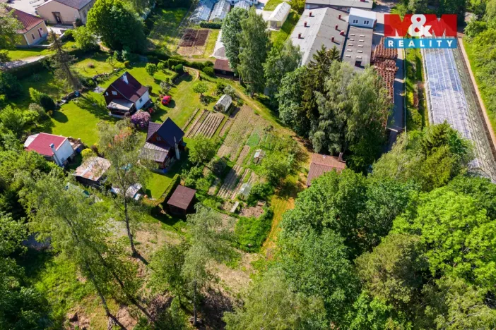 Prodej zahrady, Velhartice, 841 m2