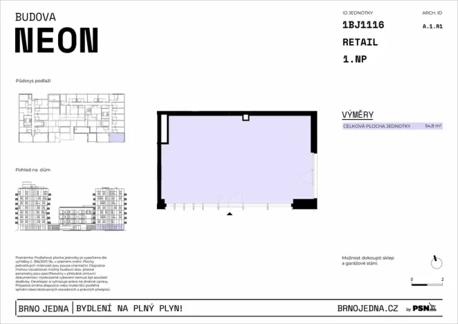 Prodej obchodního prostoru, Brno, Plynárenská, 55 m2