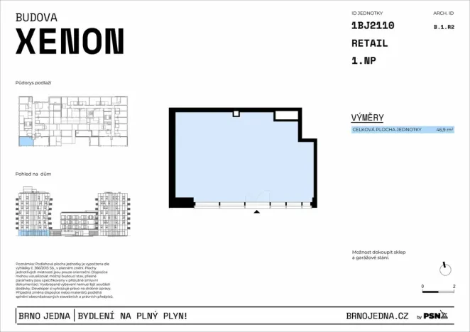 Prodej obchodního prostoru, Brno, Plynárenská, 47 m2