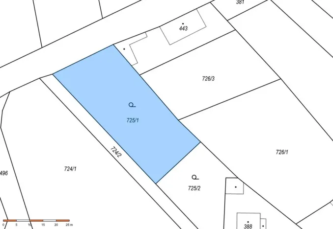 Prodej pozemku pro bydlení, Budyně nad Ohří, 1210 m2