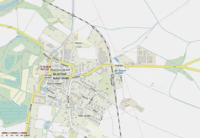 Prodej pozemku pro bydlení, Budyně nad Ohří, 1210 m2