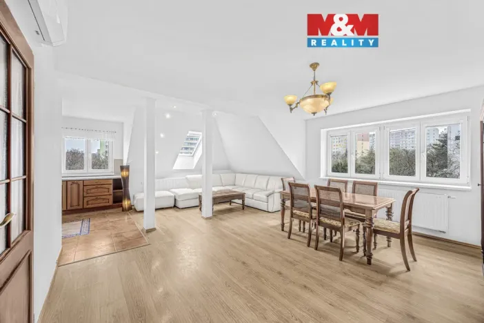 Pronájem bytu 3+kk, Praha - Lhotka, Zálesí, 112 m2