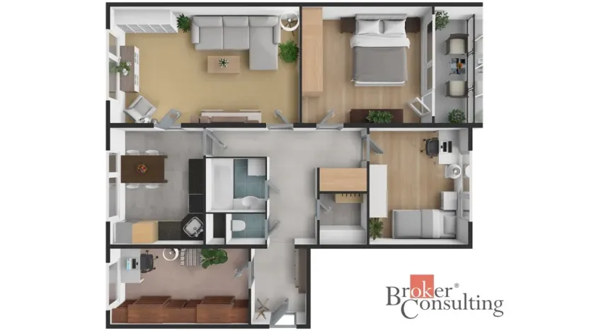 Prodej bytu 4+1, Planá, Bohušova, 96 m2