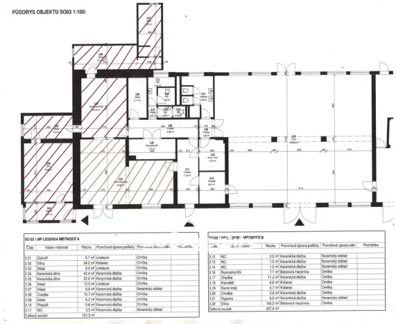 Pronájem výrobních prostor, Bílovice, 129 m2