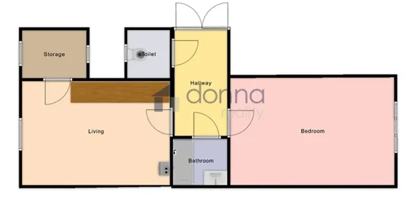Pronájem bytu 2+kk, Praha, Braunerova, 51 m2