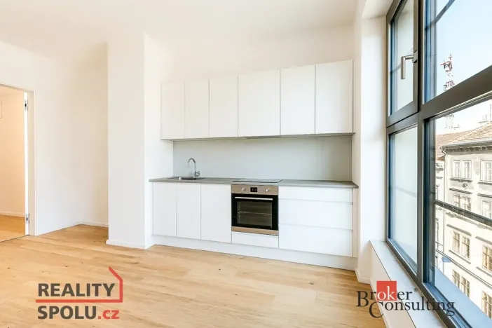 Pronájem bytu 1+kk, Brno - Zábrdovice, Bratislavská, 29 m2