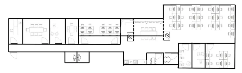 Pronájem kanceláře, Praha - Libeň, Voctářova, 416 m2