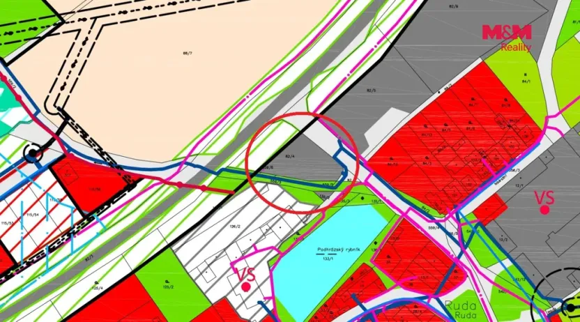 Prodej komerčního pozemku, Ruda, 2449 m2