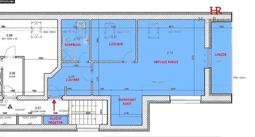 Pronájem bytu 2+kk, Mukařov, V průhoně, 57 m2