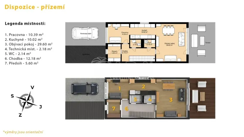 Pronájem rodinného domu, Beroun - Beroun-Město, Za Viničnou, 143 m2