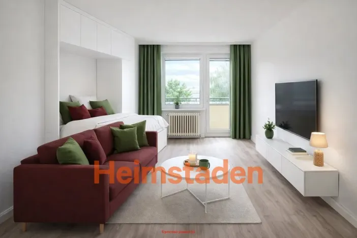 Pronájem bytu 1+kk, Karviná - Ráj, Sovova, 27 m2