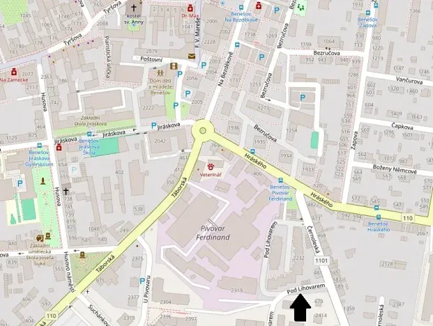 Prodej pozemku pro bydlení, Benešov, Pod Lihovarem, 22 m2