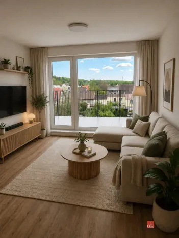Pronájem bytu 2+kk, Kladno - Dubí, Ke křížku, 38 m2