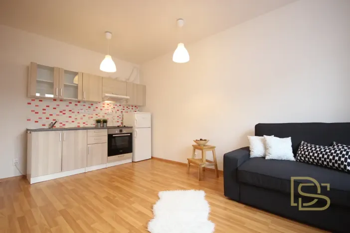 Pronájem bytu 1+kk, Brno - Žebětín, Říčanská, 27 m2
