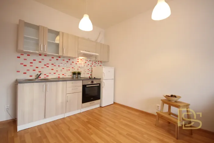 Pronájem bytu 1+kk, Brno - Žebětín, Říčanská, 27 m2