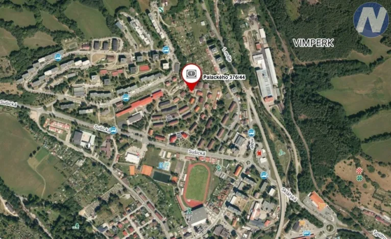 Pronájem bytu 2+1, Vimperk, Palackého, 48 m2