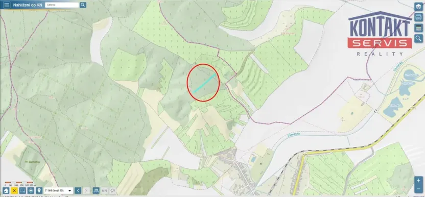 Prodej lesa, Kobylí, 2800 m2