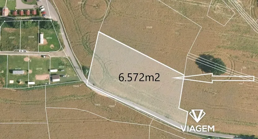 Prodej podílu pole, Kovářov, 1643 m2