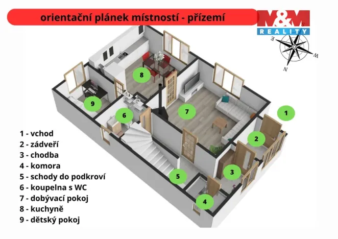 Prodej chalupy, Okrouhlička - Skřivánek, 65 m2