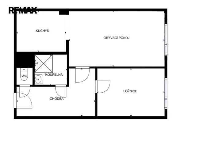 Pronájem bytu 2+kk, Praha - Háje, Kupeckého, 42 m2