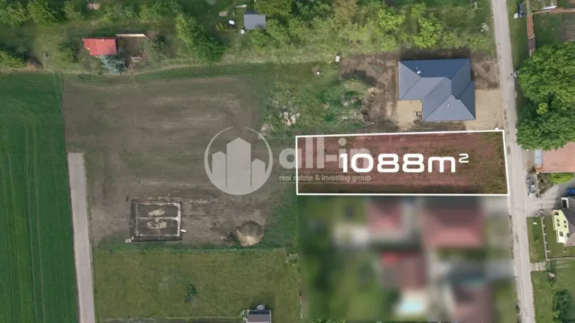 Prodej pozemku pro bydlení, Hoštice-Heroltice - Heroltice, 1088 m2