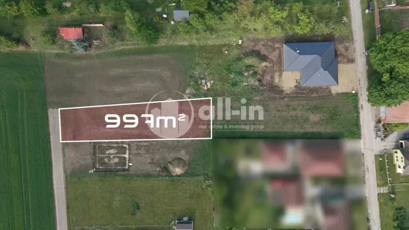 Prodej pozemku pro bydlení, Hoštice-Heroltice - Heroltice, 997 m2
