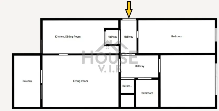 Prodej bytu 3+1, Praha - Chodov, Brodského, 77 m2