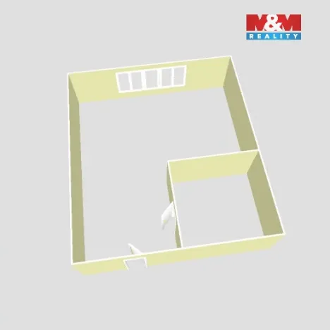 Pronájem bytu 1+kk, Český Brod, 28 m2