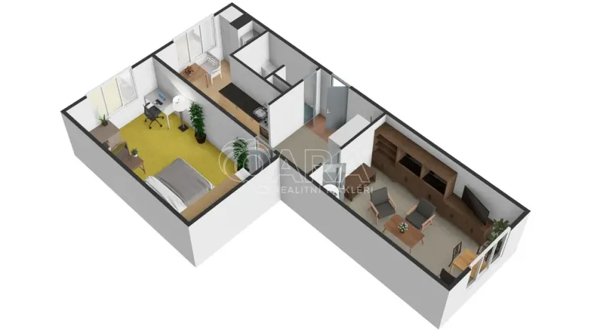 Prodej bytu 2+1, Třemošná, Sídliště, 62 m2