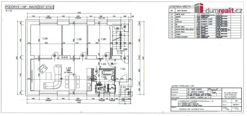 Pronájem bytu 4+kk, Uherský Brod - Újezdec, Luhačovská, 88 m2