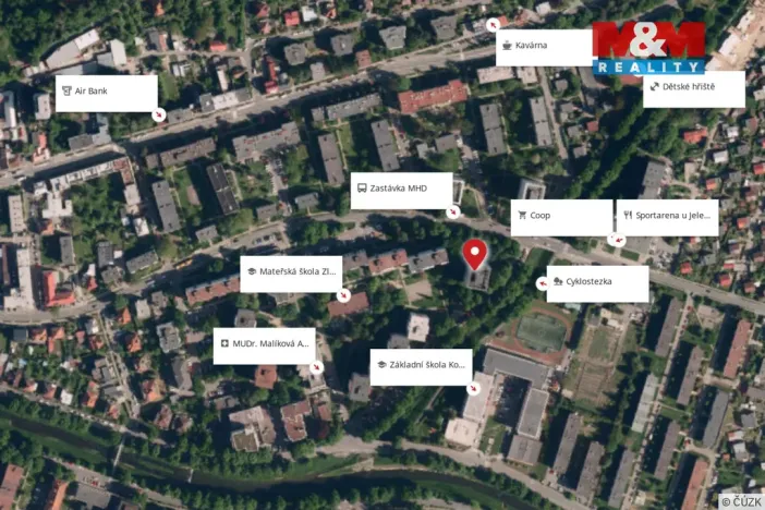 Prodej bytu 3+1, Zlín, 2. května, 70 m2