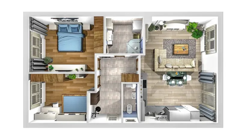 Prodej rodinného domu, Veliká Ves, Slunečná, 71 m2