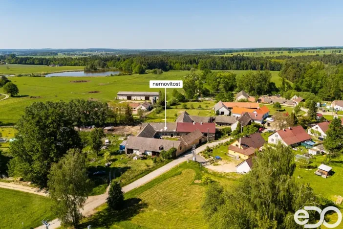 Prodej rodinného domu, Trhové Sviny - Hrádek, 3410 m2