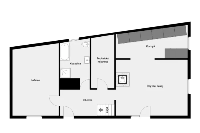 Prodej rodinného domu, Trhové Sviny - Hrádek, 3410 m2
