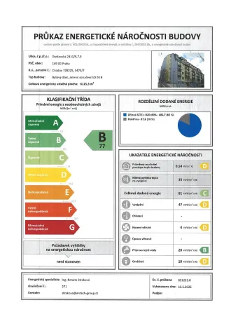 Pronájem bytu 3+kk, Praha - Chodov, Divišovská, 76 m2