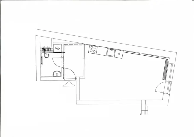 Pronájem bytu 1+kk, Brno, Rybářská, 31 m2