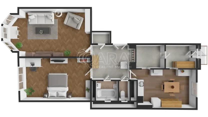 Prodej bytu 2+1, Praha - Žižkov, Škroupovo náměstí, 102 m2