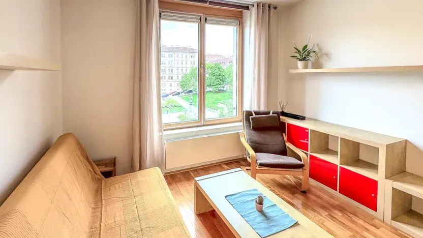 Pronájem bytu 1+kk, Praha - Žižkov, Havlíčkovo náměstí, 32 m2