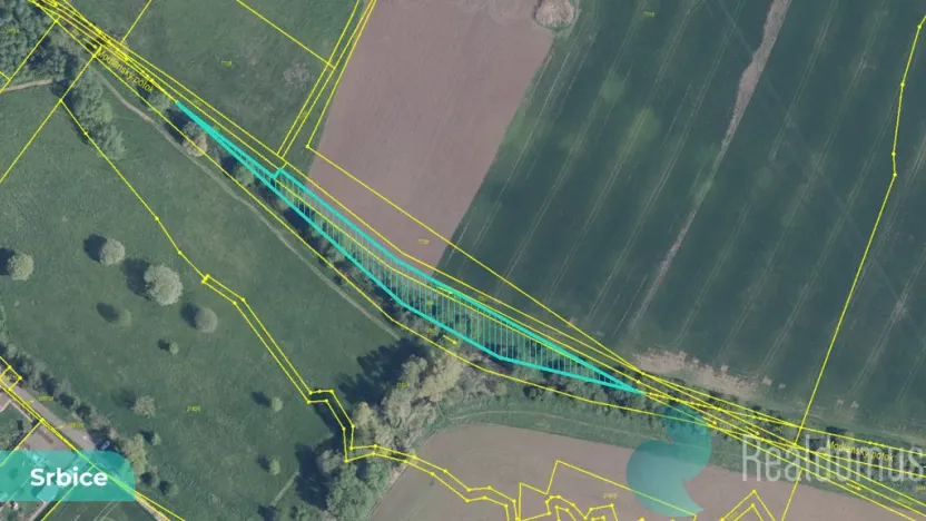 Prodej louky, Teplice - Trnovany, 2554 m2