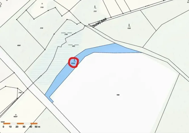 Prodej lesa, Tis, 1692 m2
