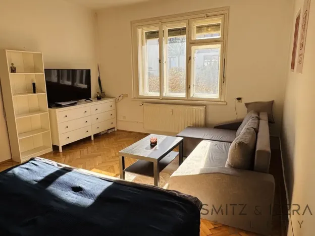 Pronájem bytu 1+1, Praha - Smíchov, Franty Kocourka, 55 m2