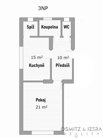 Pronájem bytu 1+1, Praha - Smíchov, Franty Kocourka, 55 m2