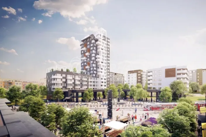 Pronájem bytu 2+kk, Praha - Hlubočepy, náměstí Olgy Scheinpflugové, 55 m2