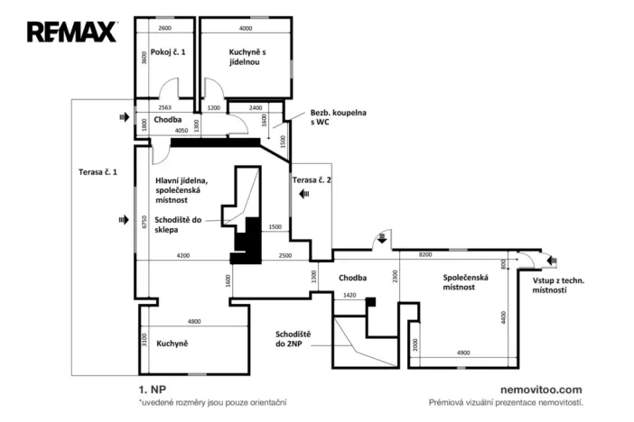 Prodej ubytování, Holetín - Horní Holetín, 800 m2