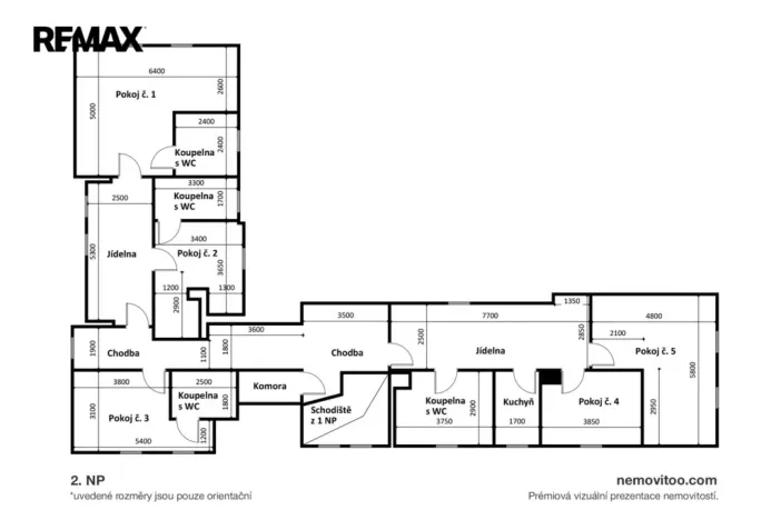 Prodej ubytování, Holetín - Horní Holetín, 800 m2