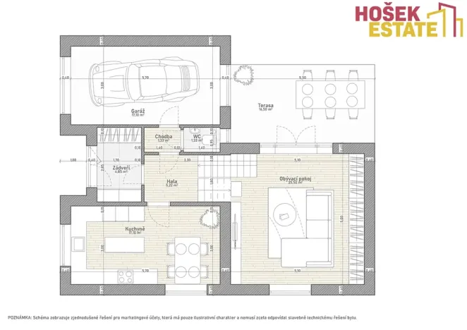 Prodej rodinného domu, Hodějice, 162 m2