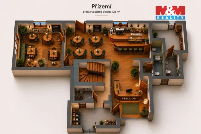 Prodej ubytování, Zruč nad Sázavou, 1. máje, 250 m2